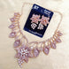 Opal Touch - Timeless Flower Petals Rose Gold Necklace - Necklace
