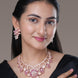 Timeless Flower Petals Rose Gold Necklace - Opal Touch