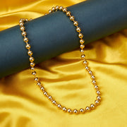 Chain - Timeless Gold Plated Ball Chain - Opal Touch