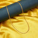 Chain - Timeless Gold Plated Shine Flat Link Chain - Opal Touch