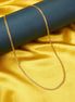 Chain - Timeless Gold Plated Shine Flat Link Chain - Opal Touch