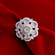 Opal Touch - Timeless Luster White Rhodium Ring - Ring