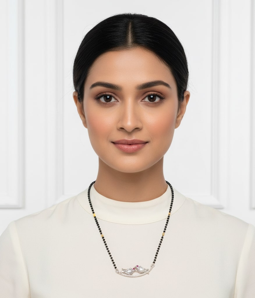 Timeless Radiance Mangalsutra - Opal Touch