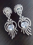 Opal Touch - Timeless Rhodium Earrings - Earrings