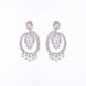 Opal Touch - Timeless Rhodium Studs - Earrings
