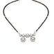 Timeless Whisper Rhodium Mangalsutra - Opal Touch