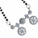 Timeless Whisper Rhodium Mangalsutra - Opal Touch