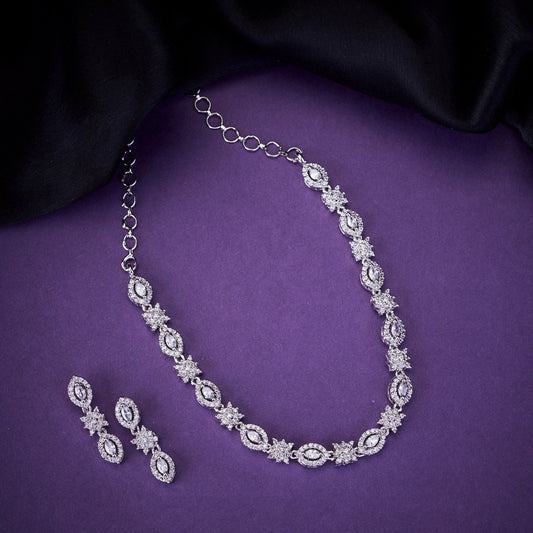 Opal Touch - Timeless White Charm Necklace - Necklace