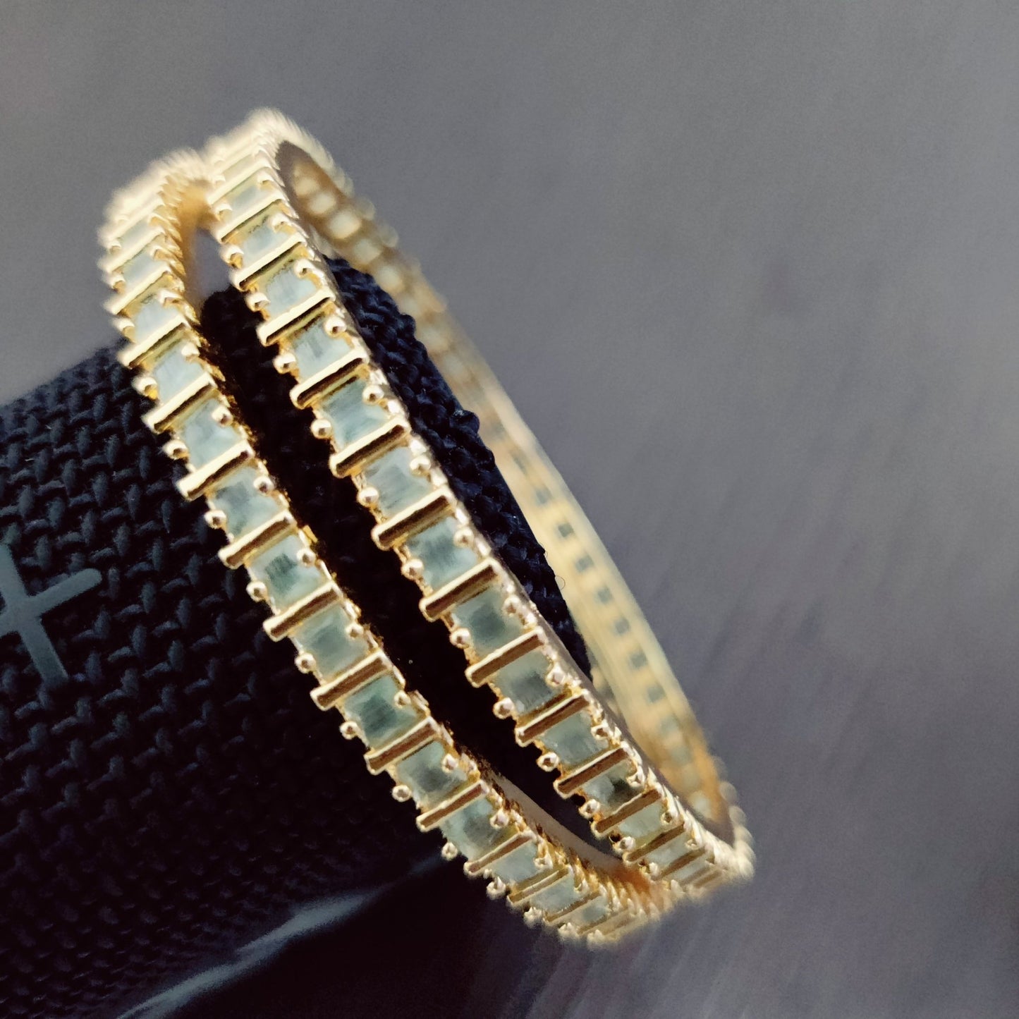 Opal Touch - Traditional Fusion Bangles (Pack of 2) - Bangles