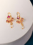 Traditional Gold Plated Bugadi Drop Earrings - Opal Touch