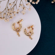 Nose Pin - Traditional Gold Plated Combo Nose Pins - Opal Touch