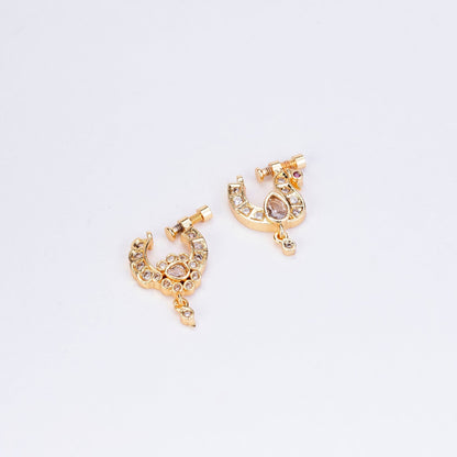 Nose Pin - Traditional Gold Plated Combo Nose Pins - Opal Touch