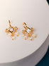 Traditional Gold Plated Pearl Bugadi Earrings - Opal Touch