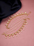 Traditional Gold Plated Pearl Hanging Kaan Chain - Opal Touch