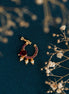 Nose Pin - Traditional Gold Plated Screw Nose Pin - Opal Touch