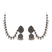 Opal Touch - Traditional Oxidized Jhumka Combo - Jhumka