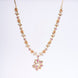 Opal Touch - Traditional Peacock Gold Plated Necklace Set - Necklace