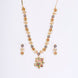 Opal Touch - Traditional Peacock Gold Plated Necklace Set - Necklace