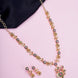 Opal Touch - Traditional Peacock Gold Plated Necklace Set - Necklace