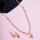 Opal Touch - Traditional Peacock Gold Plated Necklace Set - Necklace