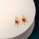 Traditional Temple Jewellery Kemp Pearl Bugadi Earrings - Opal Touch