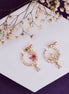 Nose Pin - Tri - Floral Combo Gold Plated Nose Pins - Opal Touch