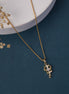 Locket Set - Trishul Mahadev Gold Plated Locket Set - Opal Touch