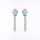 Opal Touch - Turquoise Twilight Earrings - Earrings
