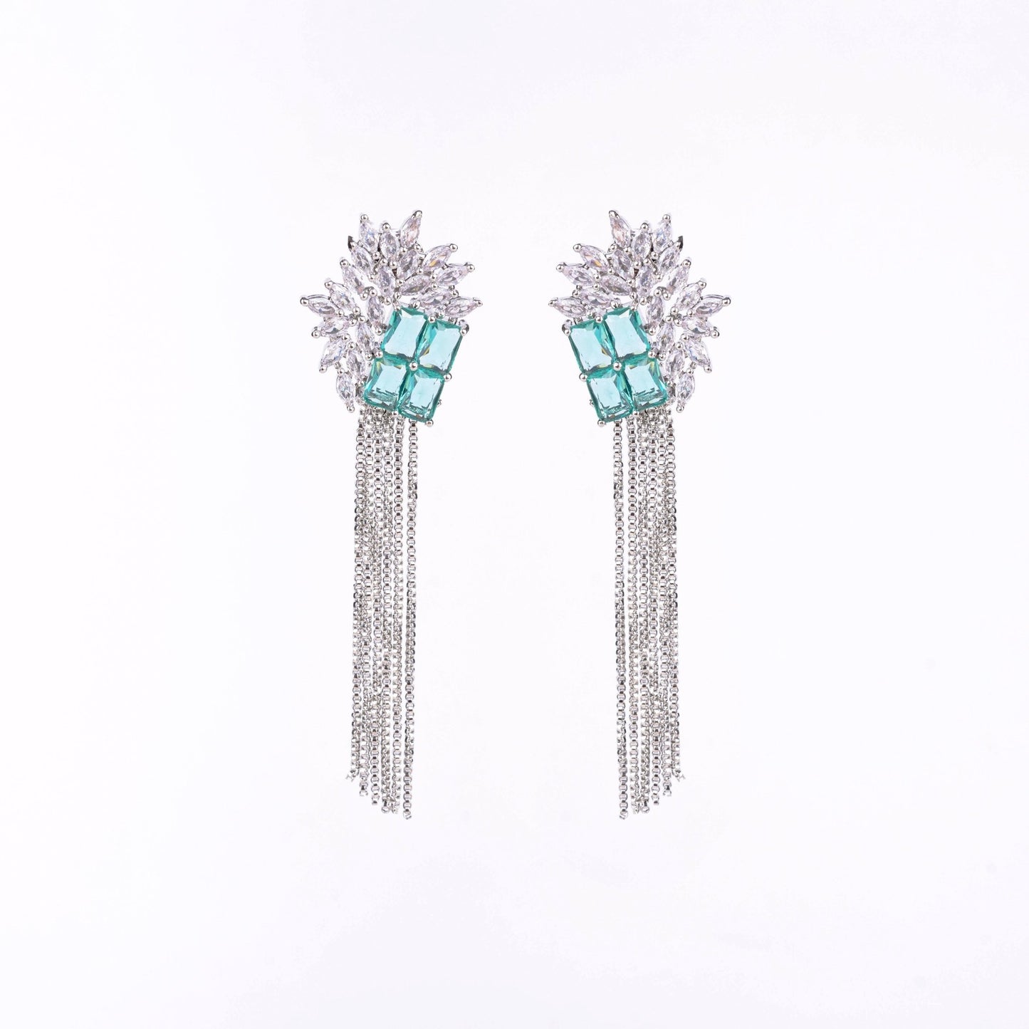 Opal Touch - Turquoise Twilight Earrings - Earrings