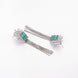 Opal Touch - Turquoise Twilight Earrings - Earrings