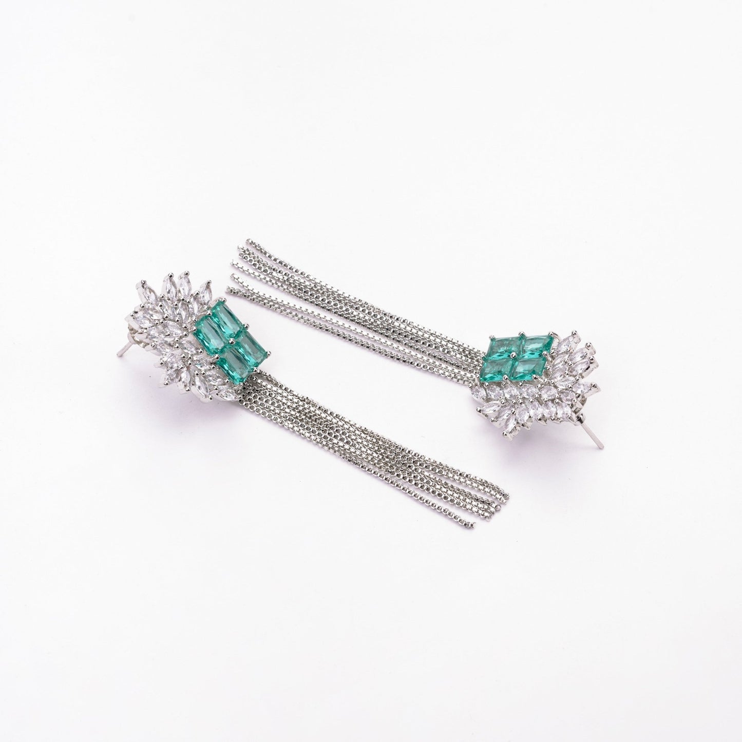 Opal Touch - Turquoise Twilight Earrings - Earrings