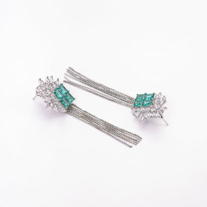 Opal Touch - Turquoise Twilight Earrings - Earrings