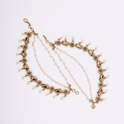 Kaan Chain - Tusker Bloom Pearl Hair Chains - Opal Touch