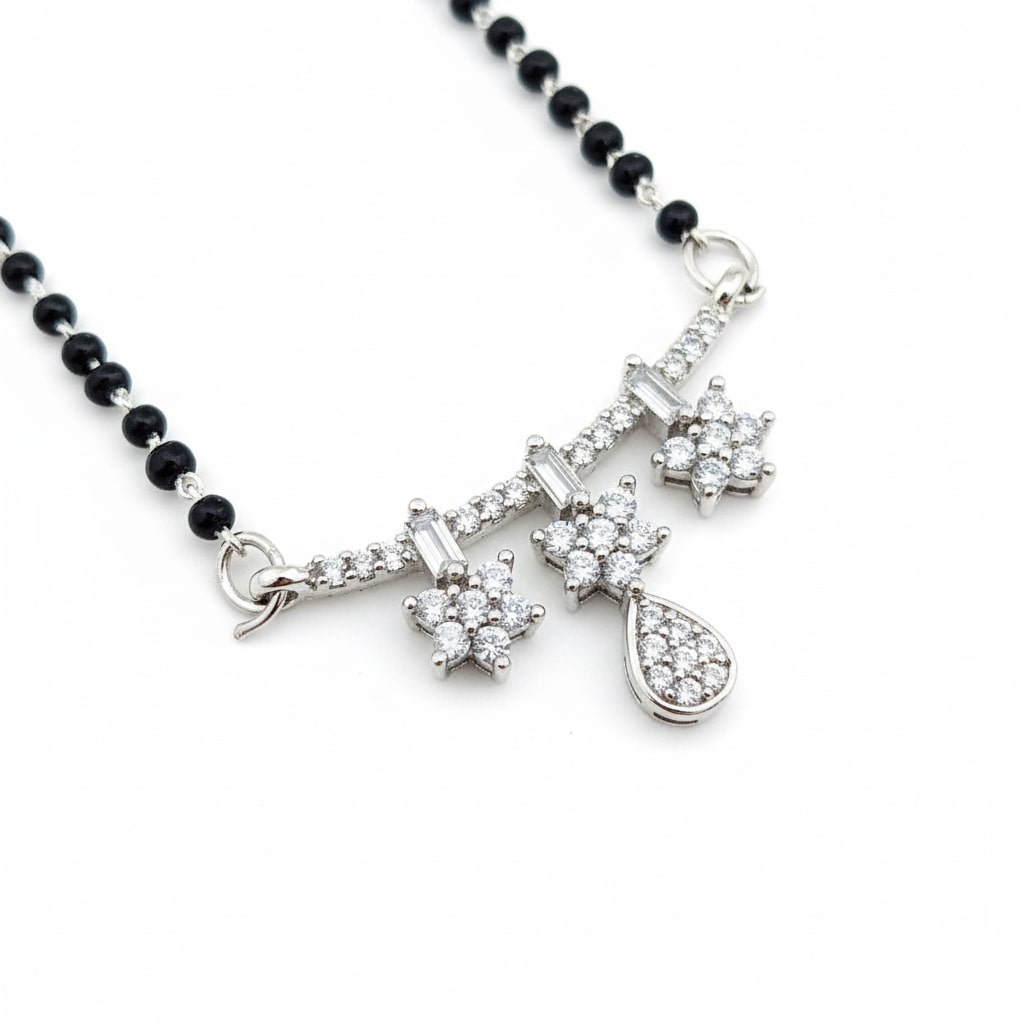 Twilight Glimpse Mangalsutra - Opal Touch