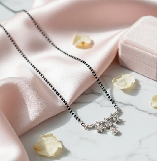 Twilight Glimpse Mangalsutra - Opal Touch