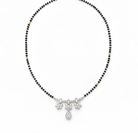 Twilight Glimpse Mangalsutra - Opal Touch