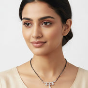 Twilight Glimpse Mangalsutra - Opal Touch