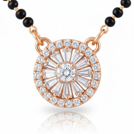 Twilight Rose Mangalsutra - Opal Touch