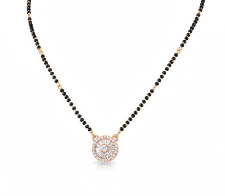 Twilight Rose Mangalsutra - Opal Touch