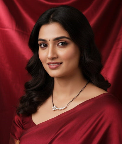 Twilight Spark Mangalsutra - Opal Touch