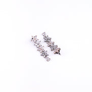 Opal Touch - Two-Tone Rose Silver Earrings - Earrings