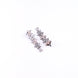 Opal Touch - Two-Tone Rose Silver Earrings - Earrings