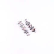 Opal Touch - Two-Tone Rose Silver Earrings - Earrings