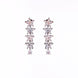 Opal Touch - Two-Tone Rose Silver Earrings - Earrings