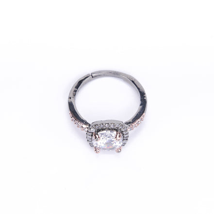 Opal Touch - Two-Tone Sparkle Ring - Rings