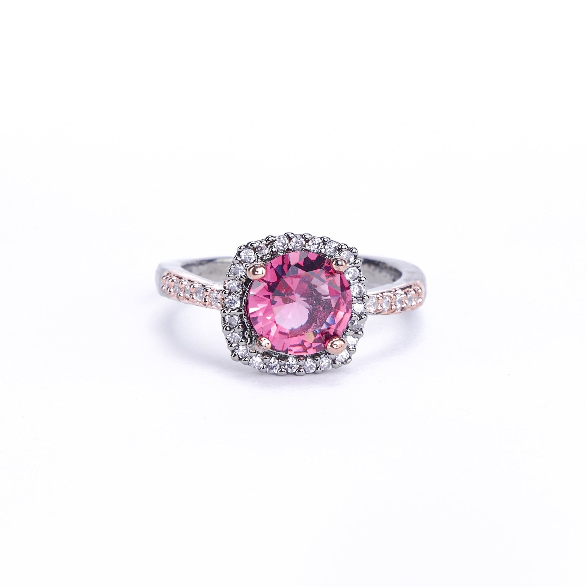 Opal Touch - Two-Tone Sparkle Ring - Rings