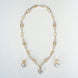 Opal Touch - Two-Toned White Elegance Necklace - Necklace