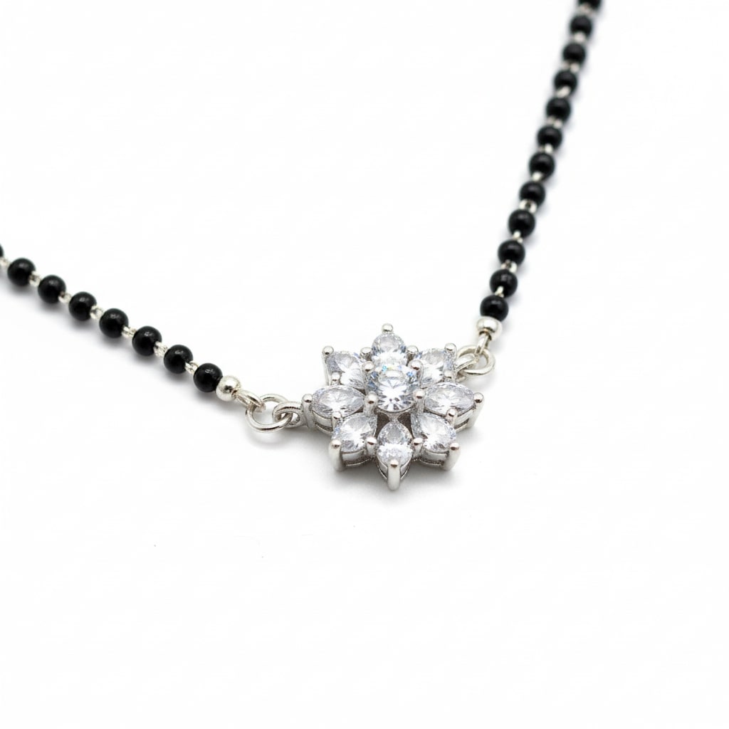 Veil of Aurora Mangalsutra - Opal Touch