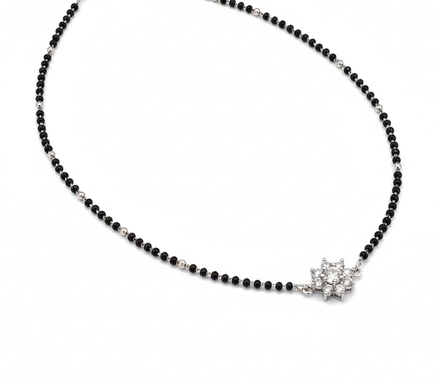 Veil of Aurora Mangalsutra - Opal Touch