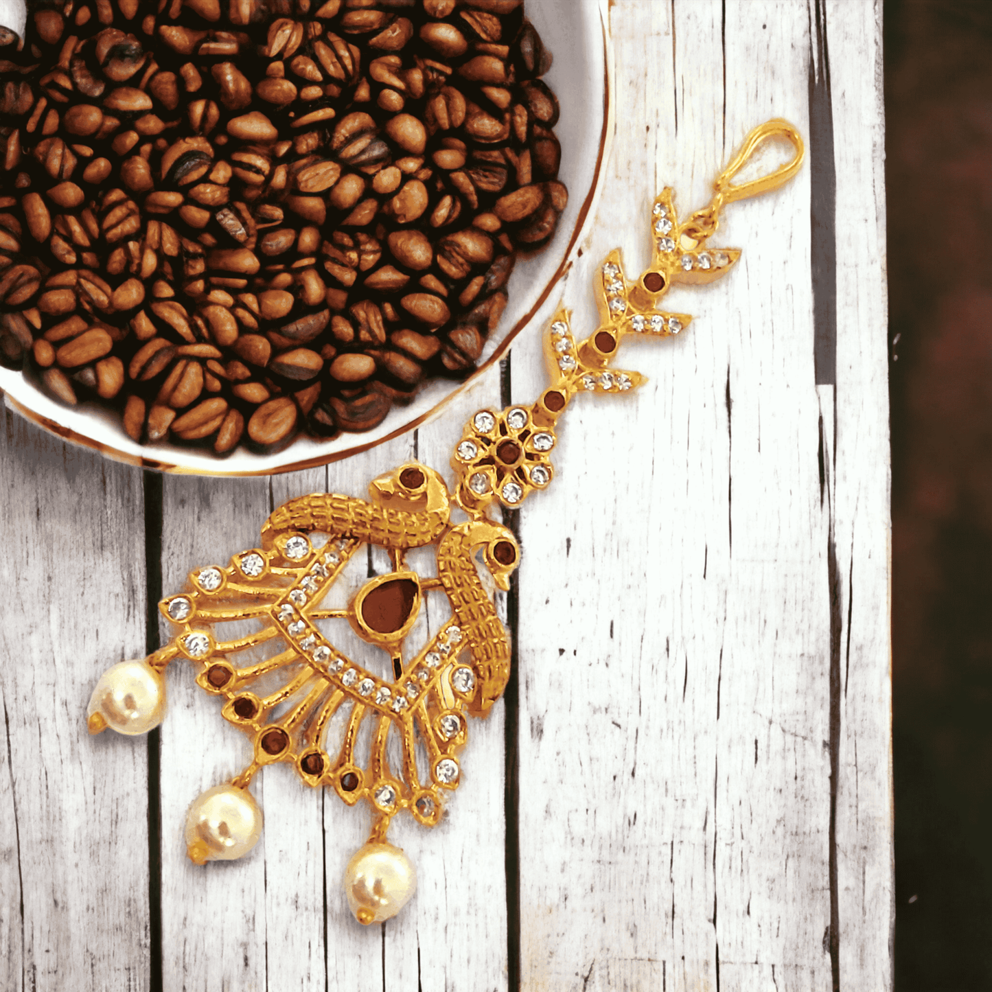 Opal Touch - Velvet Dreams Peacock with Pearl Tika - Tika